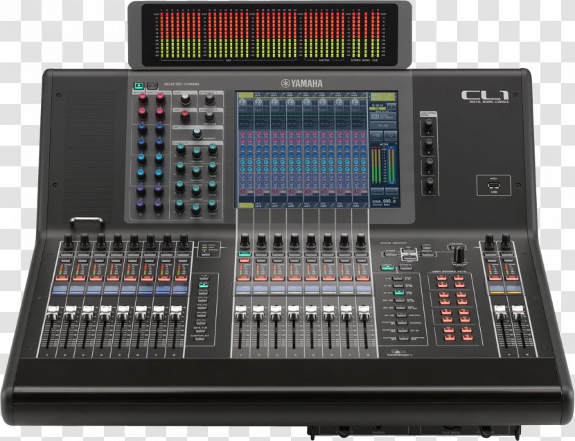 Audio Mixers Digital Mixing Console Yamaha M7CL Motor Company - Sound Reinforcement System - Mixer Transparent PNG