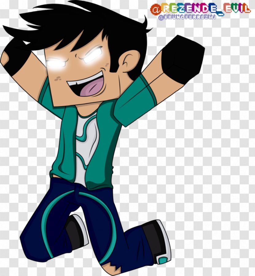 Minecraft Video Game Rezendeevil Розовое вино Herobrine - Cartoon - Illustrations Transparent PNG