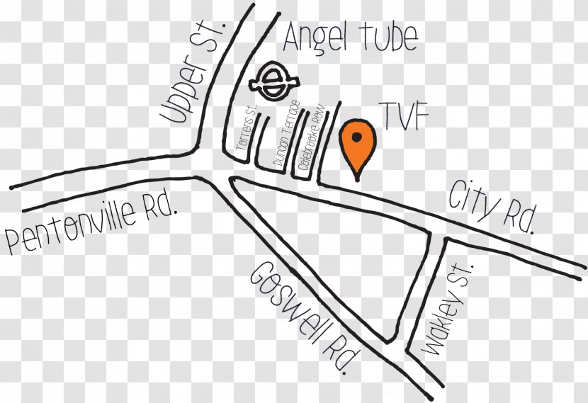 TVF Communications The Viral Fever City Road Logo Brand - London Map Transparent PNG