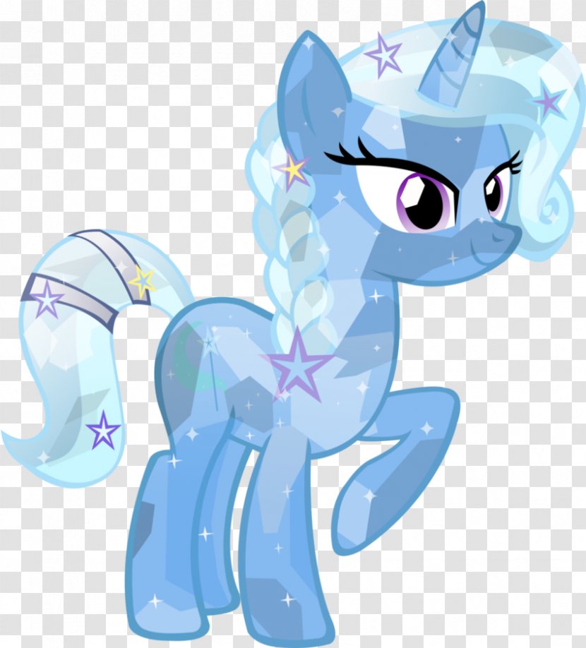 Trixie Rarity My Little Pony Twilight Sparkle - Mammal - Blue Transparent PNG