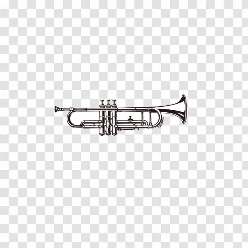 Musical Instrument Trombone Brass Royalty-free - Cartoon - Silhouette Transparent PNG