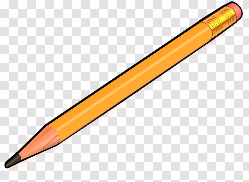 Orange - Pencil - Pen Ball Transparent PNG
