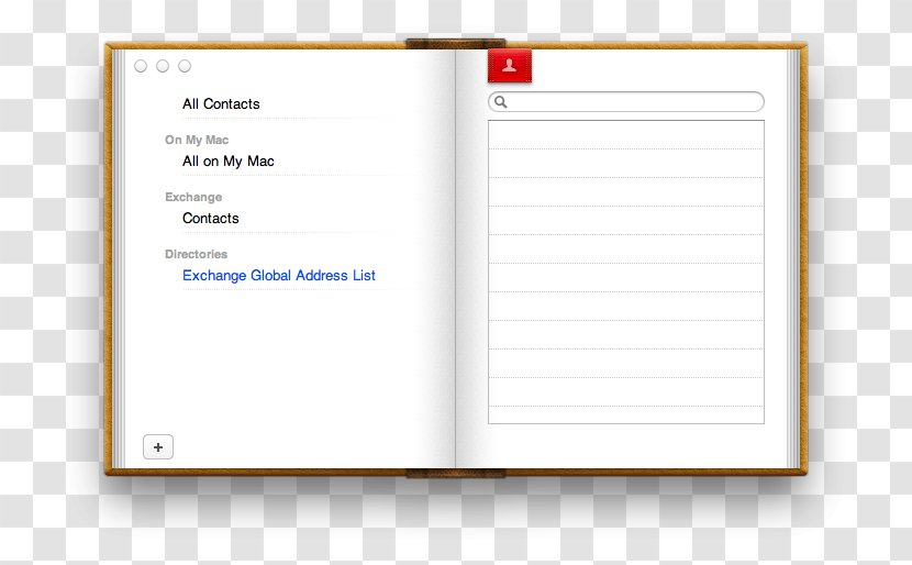 Google Contacts MacOS Sync - Point And Click - Contact List Transparent PNG
