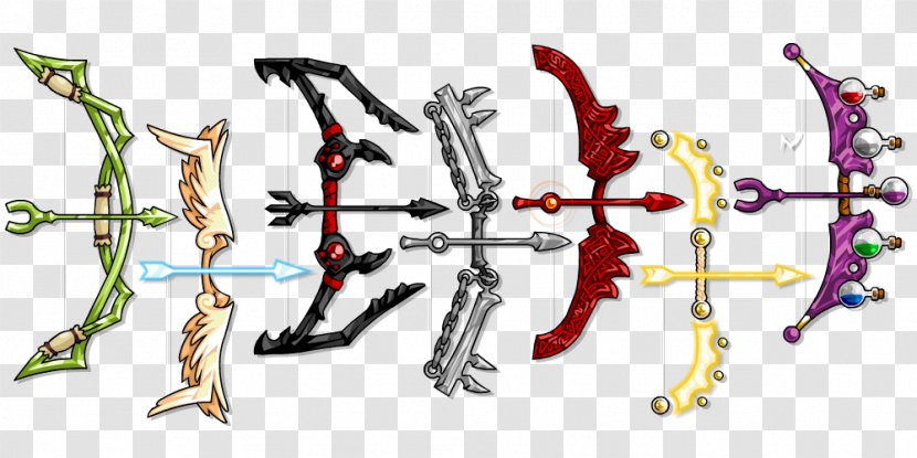 Bow And Arrow Larp Composite Sword - Flower - Weapon Transparent PNG