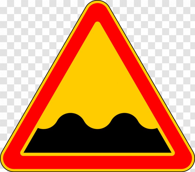 Speed Bump Traffic Sign Warning Stock Photography Road - Yellow Transparent PNG