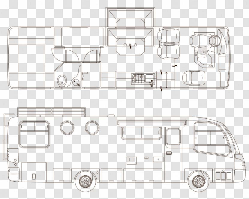 Car Line Art Font - Drawing - Design Transparent PNG