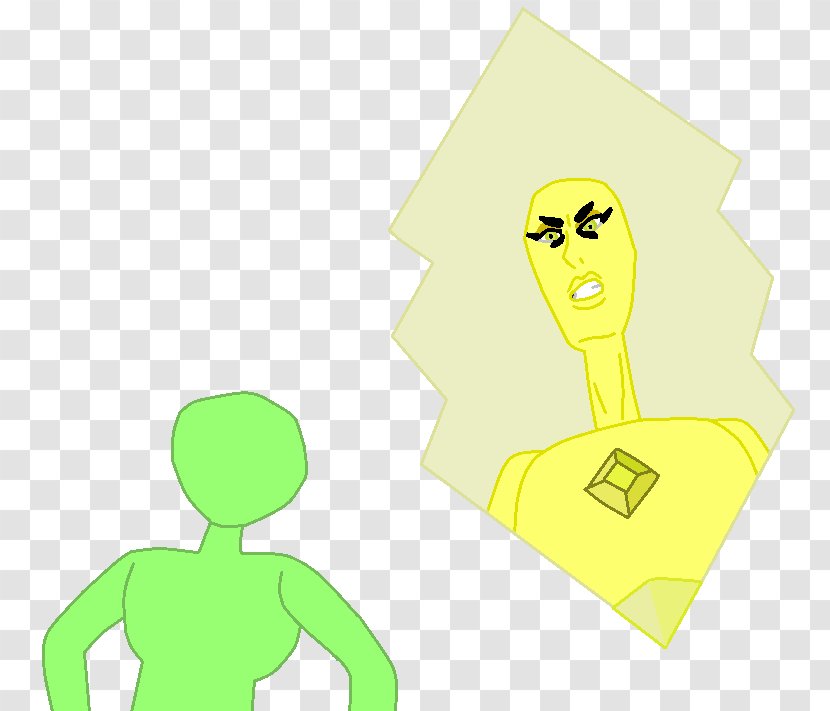 Peridot Green Diamond Color Yellow - Steven Universe Transparent PNG