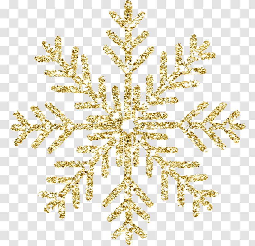 Christmas Ornament Snowflake Tree - Gold - Leaf Transparent PNG