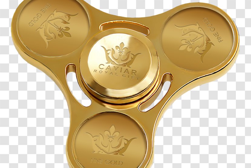 Fidget Spinner Caviar Toy Jewellery Gold Transparent PNG