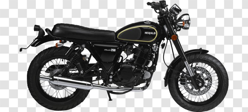 Car Honda Rambler Types Of Motorcycles - Classic Motorcycle Transparent PNG