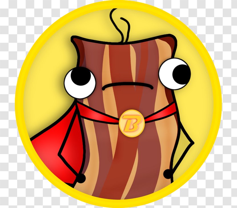 Bacon Cartoon YouTube Clip Art - Yellow Transparent PNG