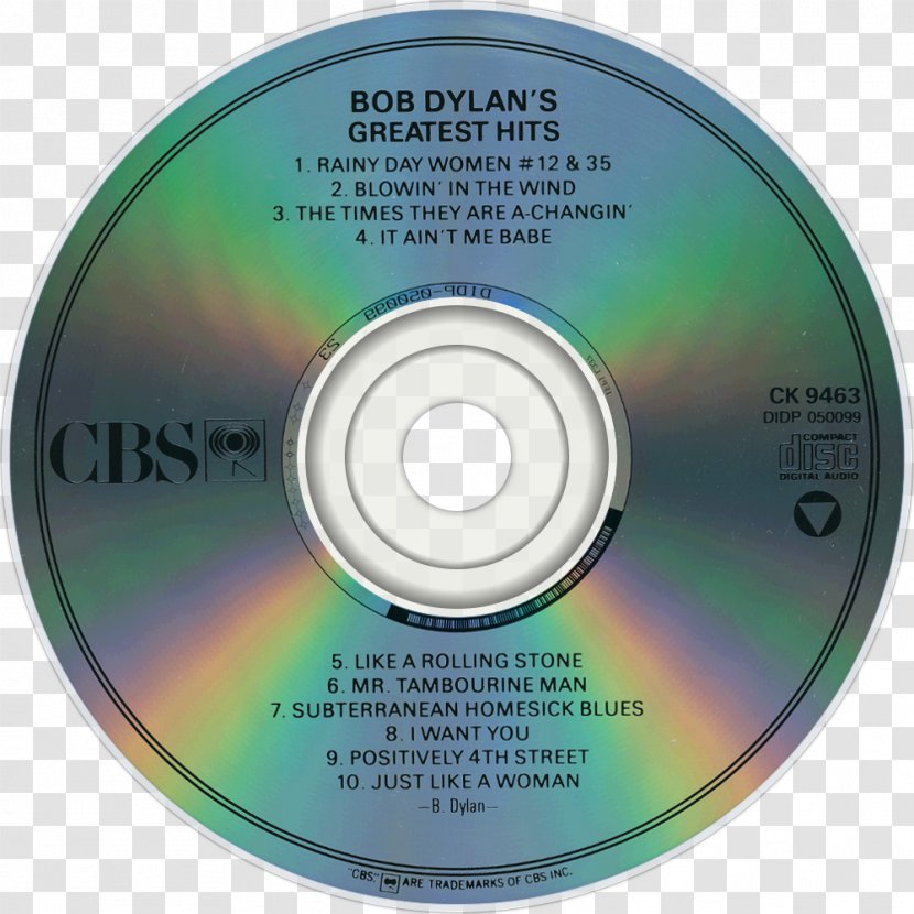 Phonograph Record Compact Disc Jockey Restaurant Label - Cartoon - Bob Dylan Transparent PNG