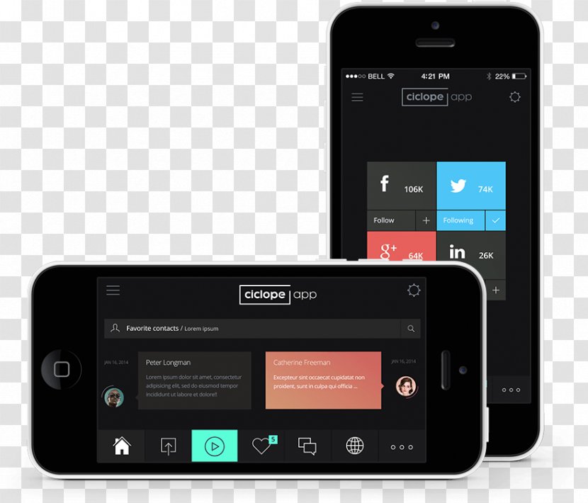 Moxie Blue Salon Feature Phone Smartphone Business - Sapien - Stationary Mock Up Design Transparent PNG