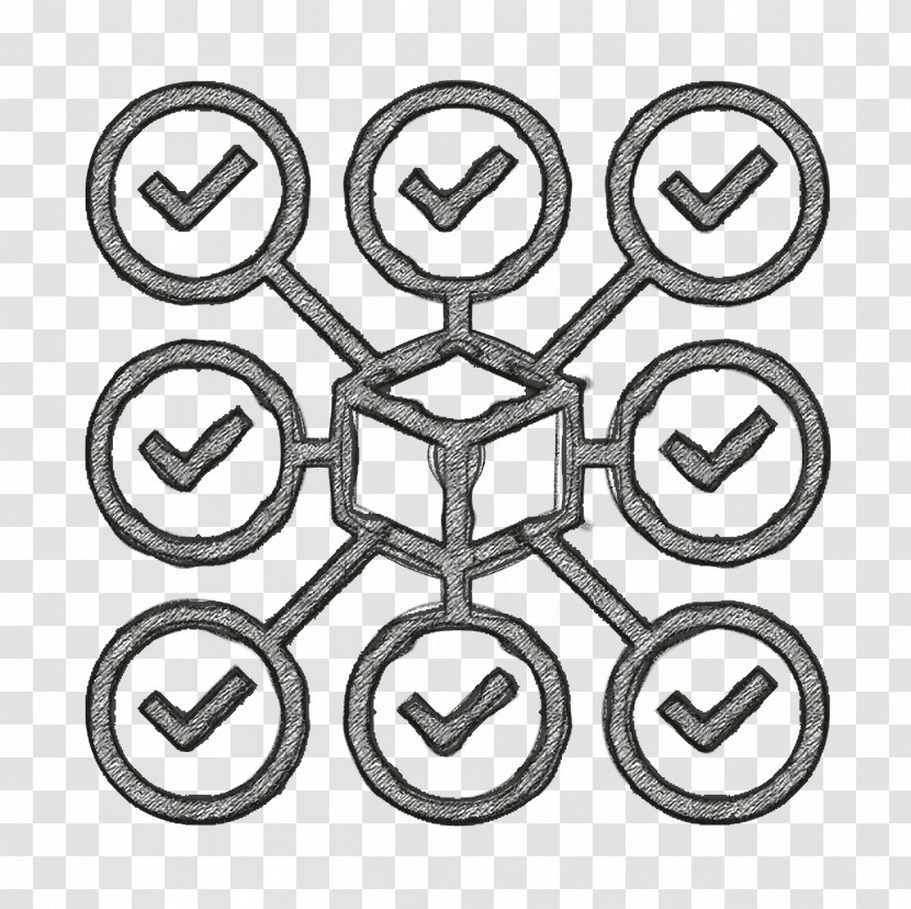 Blockchain Icon Cryptocurrency Block Chain Icon Transparent PNG