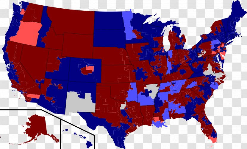 US Presidential Election 2016 Red States And Blue U.S. State United Senate Democratic Party - Flag - Congress Transparent PNG