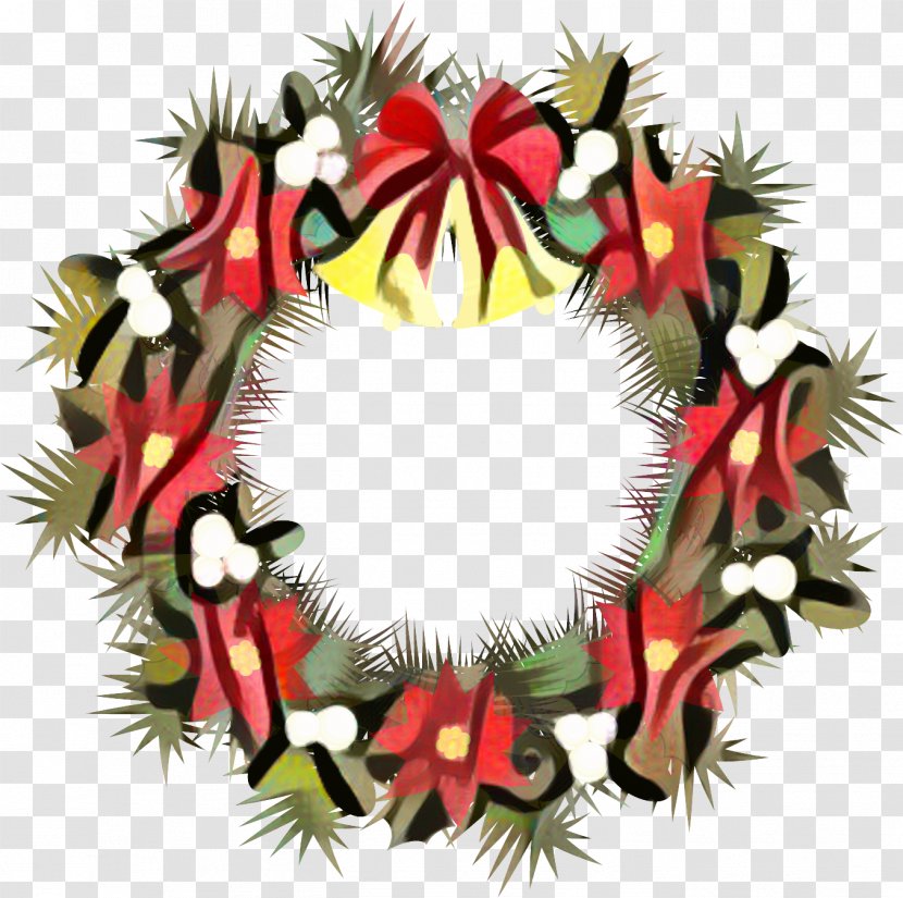 Christmas Ornament Wreath Flower Day - Plant Transparent PNG