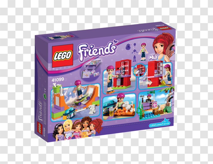 LEGO Friends 41099 Heartlake Skate Park Amazon.com 41130 Amusement Roller Coaster - Lego - Toy Transparent PNG