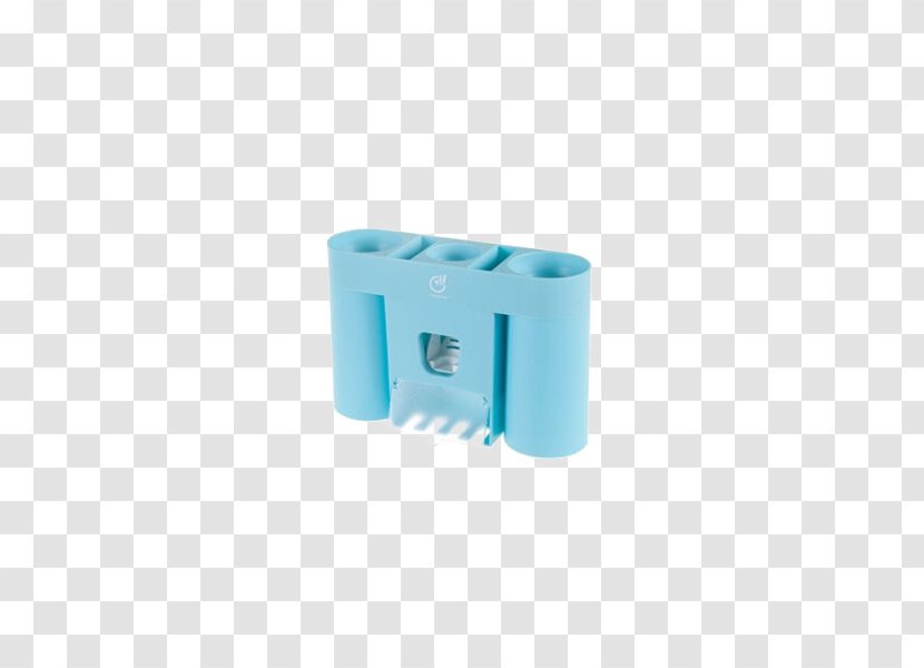 Toothbrush Toothpaste Designer - Creative Holder Multifunction Strong Glue Azure Transparent PNG