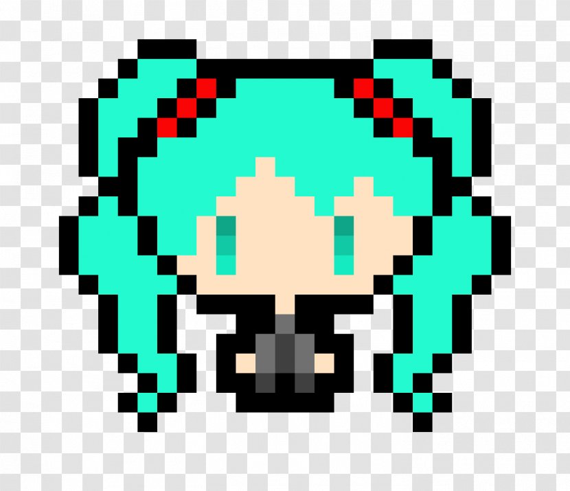Pixel Art Hatsune Miku - Deviantart Transparent PNG