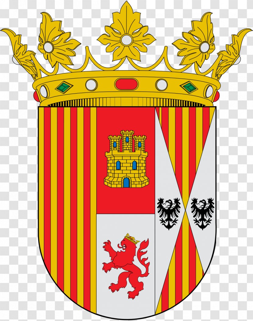 Spain Coat Of Arms Duke Medinaceli Escutcheon - Feria - Crown Transparent PNG