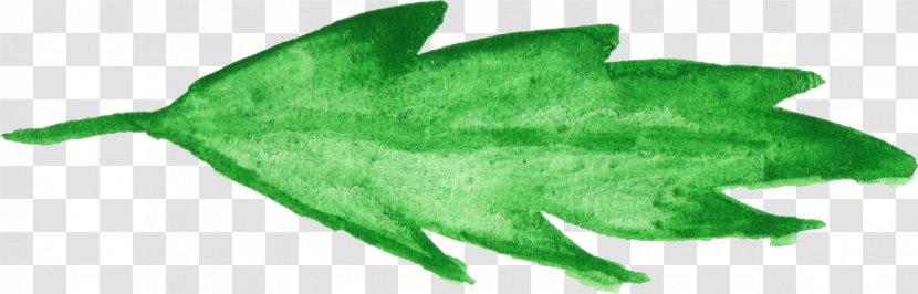 Transparent Watercolor Painting Leaf - Water Color Transparent PNG