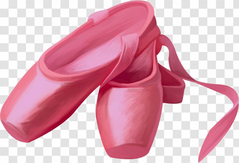 Pink Pointe Shoe Clip Art Dance Drawing - Ballet Shoes Transparent PNG