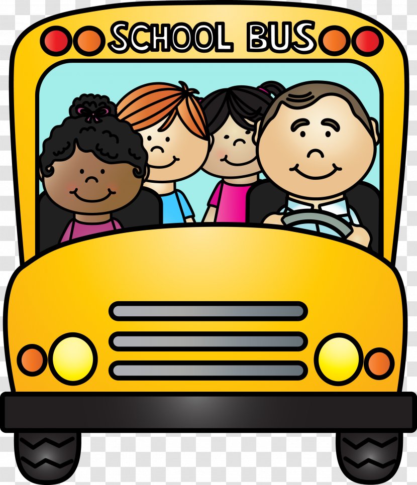 Clip Art - Image File Formats - Children Bus Transparent PNG