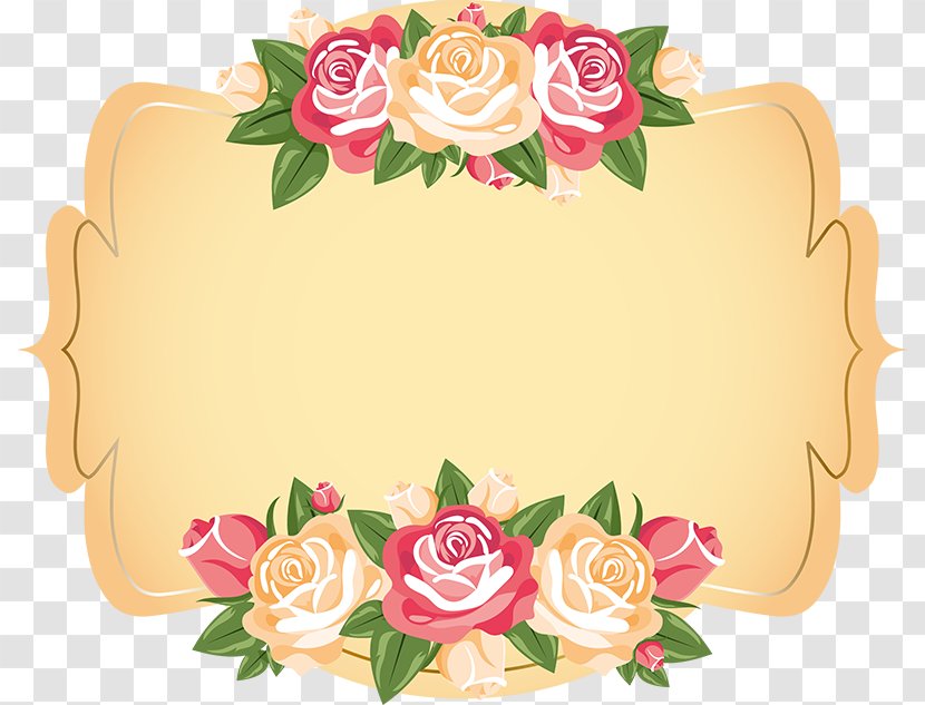 Wedding Invitation Paper Label Flower - Garden Roses - Watercolor White Transparent PNG