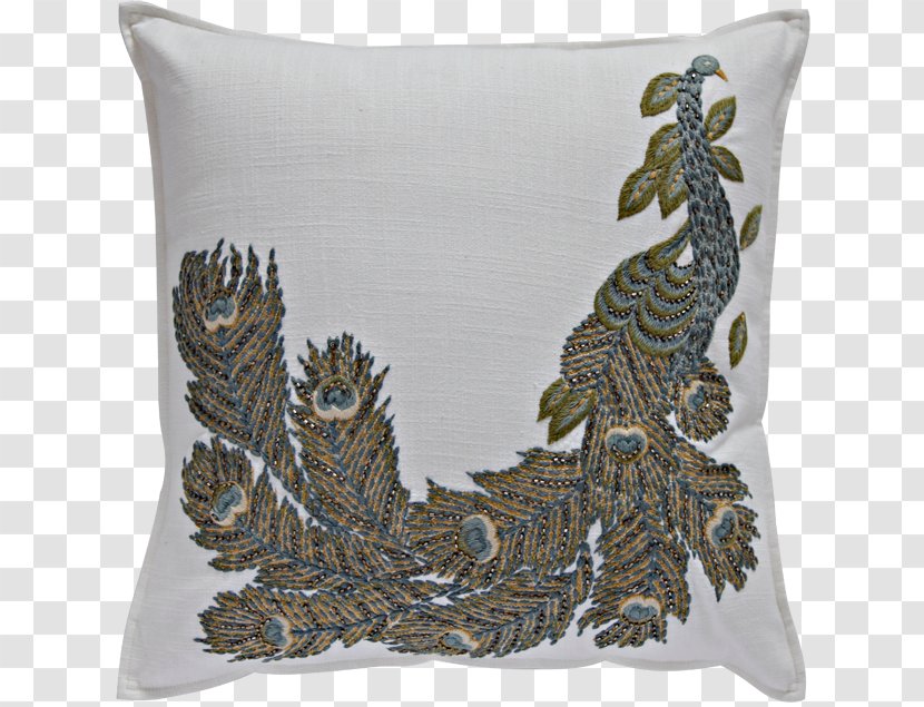 The Floating Feather Pillow Peafowl - Asiatic - Peacock Pattern Transparent PNG