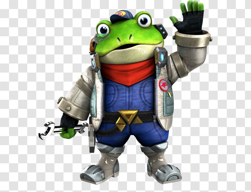 Lylat Wars Star Fox Zero Wii U Slippy Toad - Video Game Transparent PNG