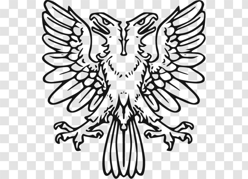 Double-headed Eagle The Art Of Heraldry: An Encyclopædia Armory Coat Arms - Arthur Charles Foxdavies Transparent PNG