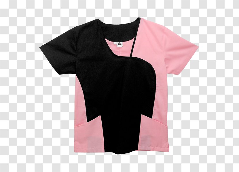 T-shirt Shoulder Sleeve Blouse Pink M Transparent PNG