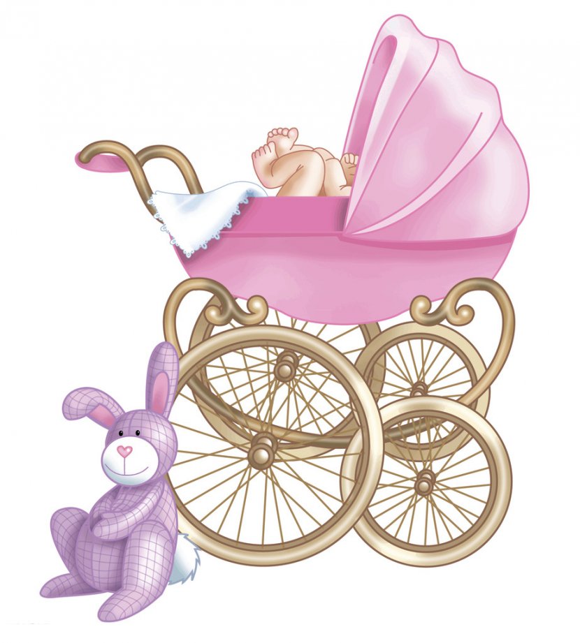 Baby Transport Infant Child Clip Art - Pink - Sleeping Transparent PNG