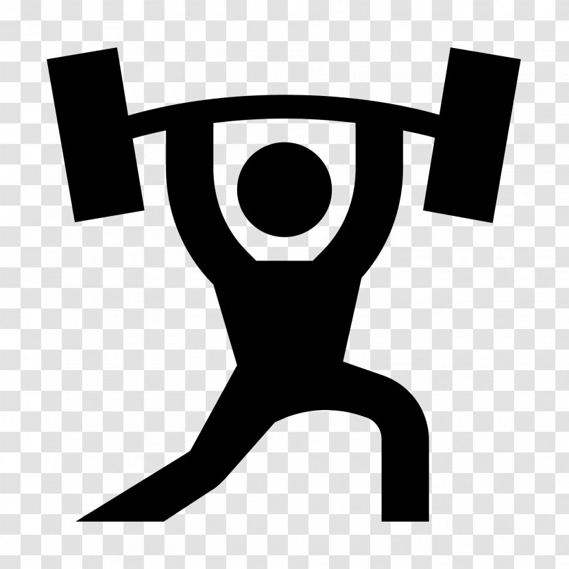 Olympic Weightlifting Weight Training Dumbbell - Logo - Gym Transparent PNG