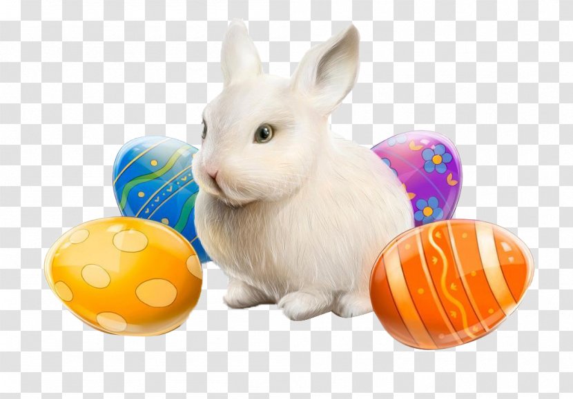 Easter Bunny Egg Resurrection Of Jesus Rabbit - Christianity - Eggs Transparent PNG