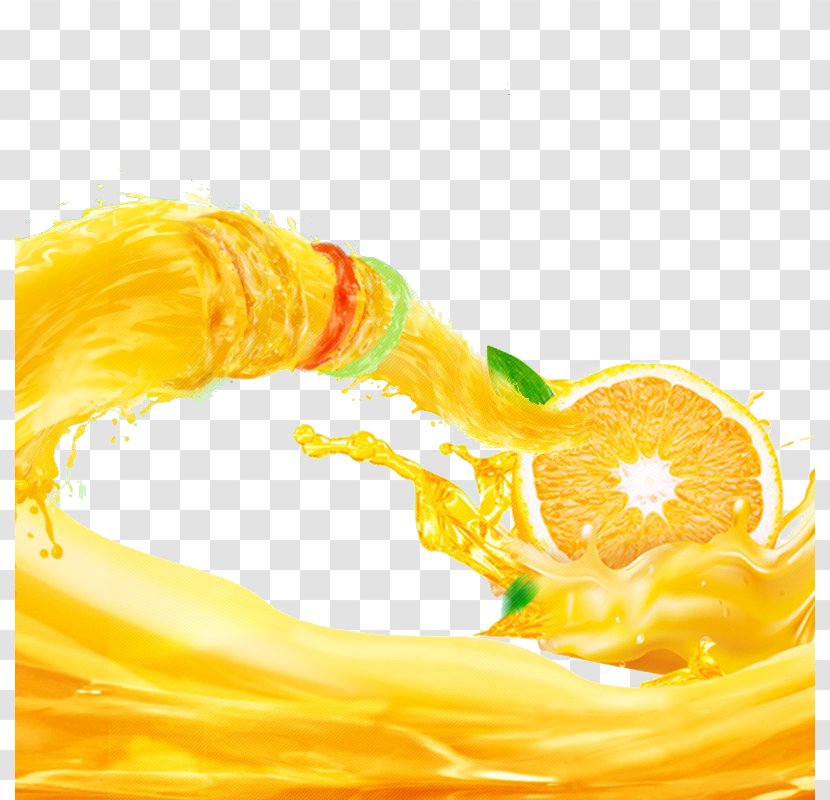 Orange Juice Apple Fruchtsaft - Lemon - Yellow Transparent PNG