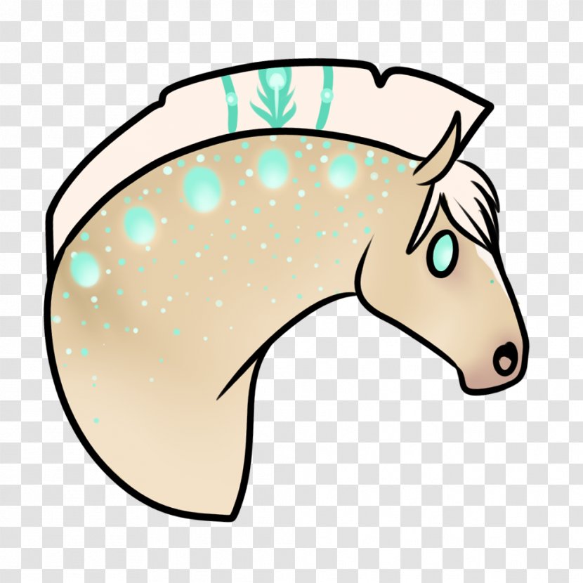 Pony Mustang Rein Mane Horse Tack - Cartoon - Peafowl Transparent PNG