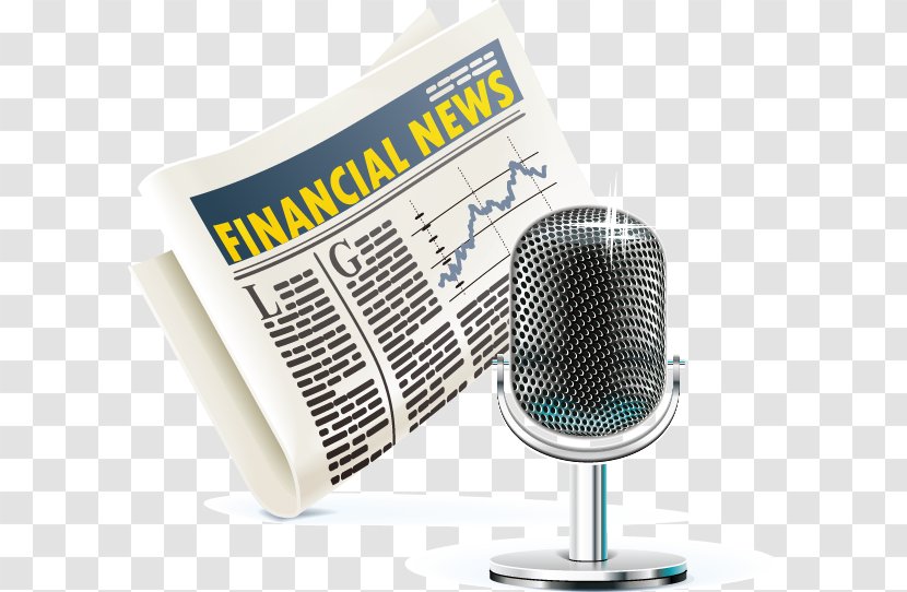 Newspaper Icon - Stock Market - Abstract Pattern Microphone Newspapers Transparent PNG