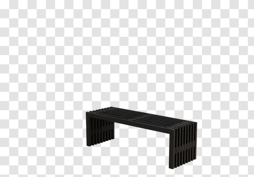 Bench Black Bank Wood White - Outdoor Transparent PNG