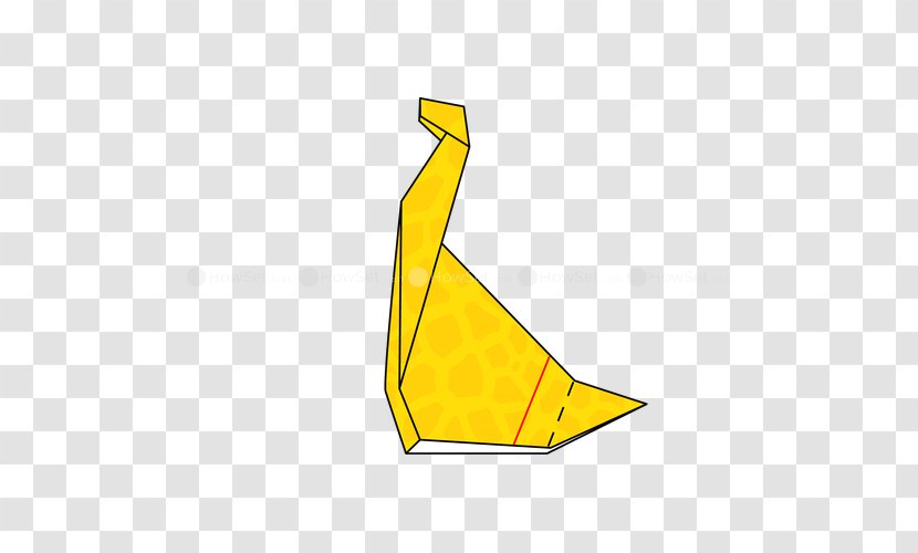 How To Make Origami Paper Plane Northern Giraffe - Cartoon Transparent PNG