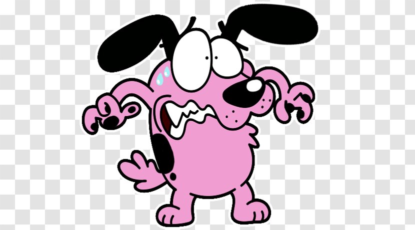 Dog Cartoon Network Drawing - Courage The Cowardly Transparent PNG