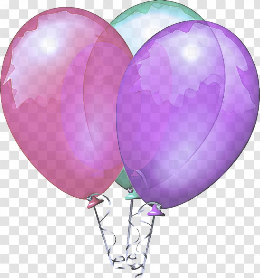 Balloon Purple Party Supply Pink Violet - Toy Magenta Transparent PNG