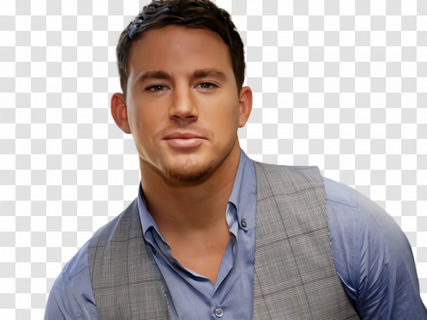 Hair Cartoon - Channing Tatum - Black Gesture Transparent PNG