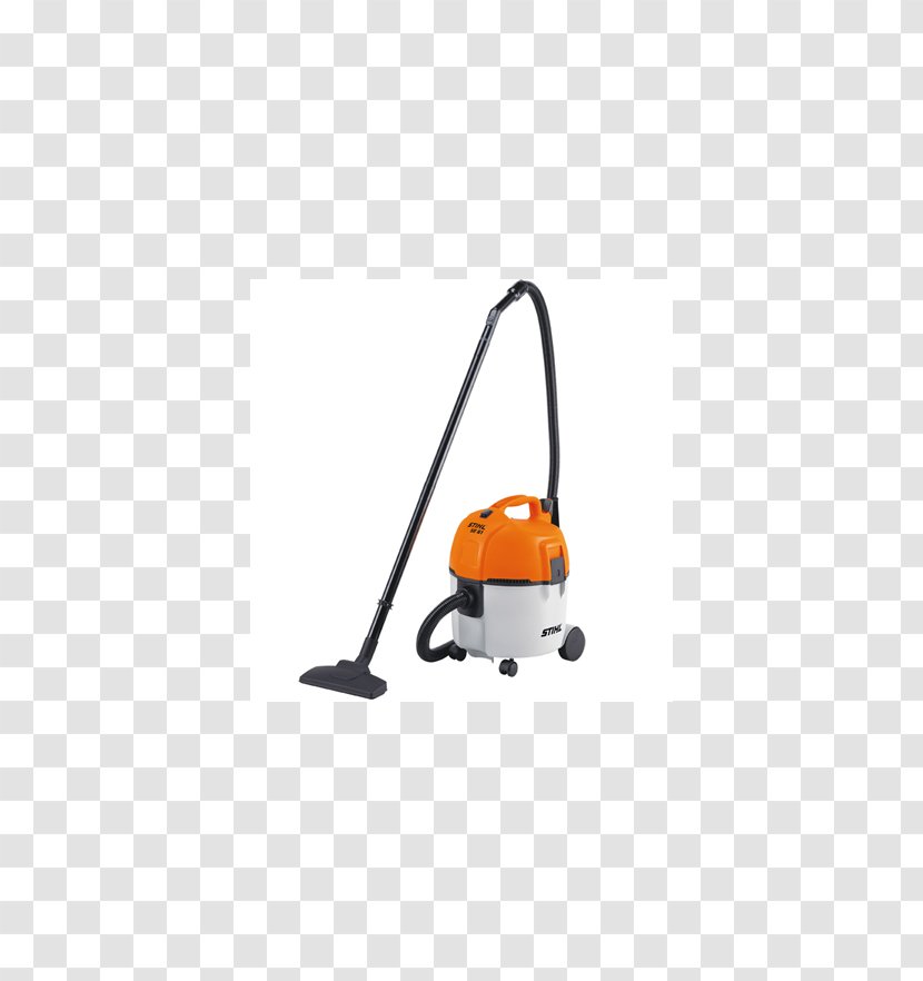 Vacuum Cleaner Stihl Tool Cleaning Street Sweeper - Orange Transparent PNG
