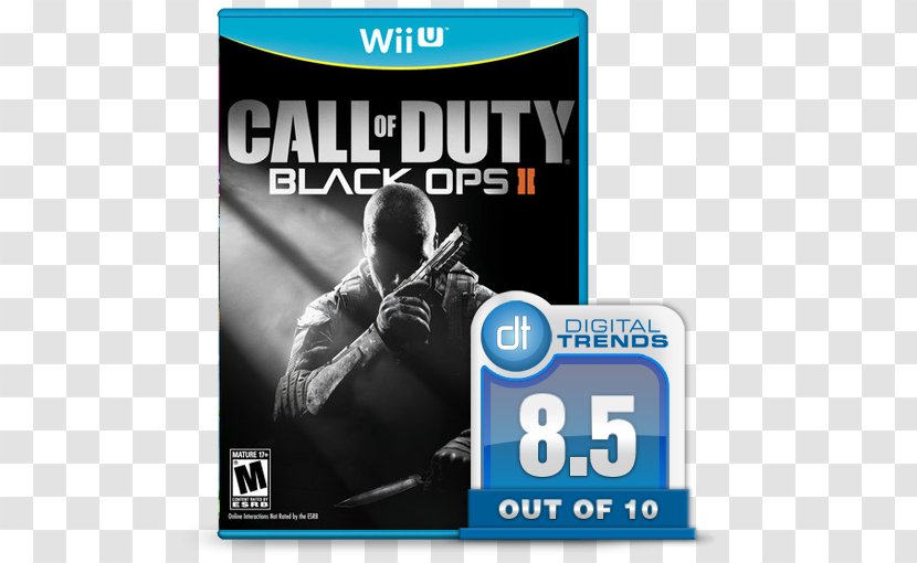 Call Of Duty: Black Ops II Wii U Ghosts - Video Game - Duty Ii Transparent PNG