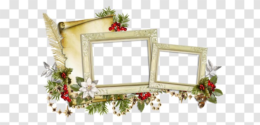 Picture Frames Christmas Clip Art - Flower Transparent PNG