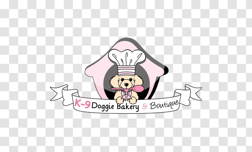 Mammal Headgear Pink M Cartoon Font - Dog Bakery Logo Transparent PNG