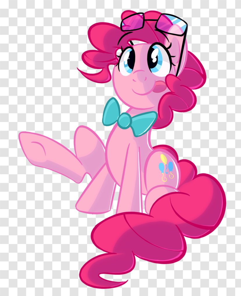 Pinkie Pie Pony Glasses Bow Tie DeviantArt - Flower Transparent PNG
