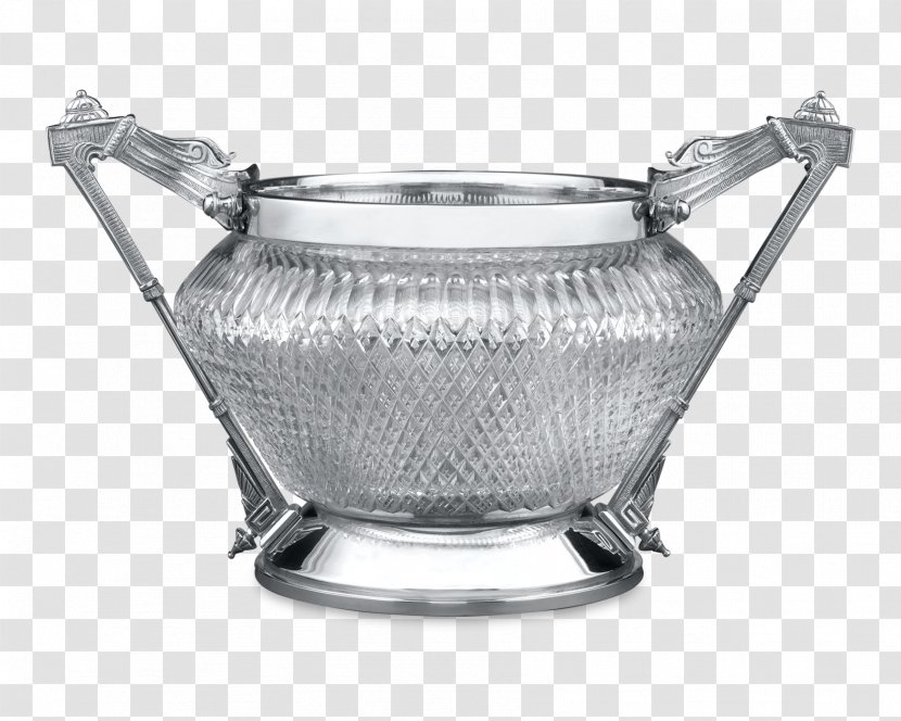 Silver Cookware Accessory - Glass Bowl Transparent PNG