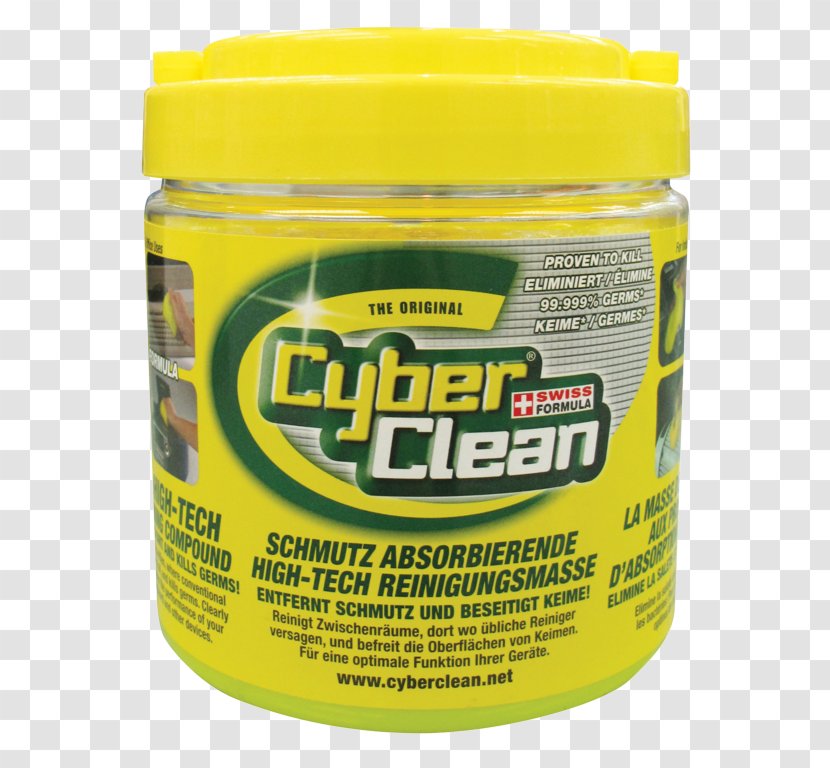 Cyber Clean Home And Office Medium Pot 500g Cleaning Compound Product Mass Transparent PNG